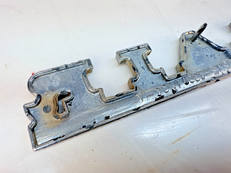 OEM 1966 Mercury Montclair Quarter Panel Script Name Plate Left or Right B32-333
