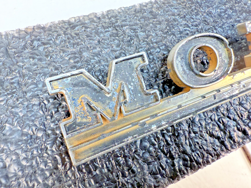OEM 1966 Mercury Montclair Quarter Panel Script Name Plate Left or Right B32-333
