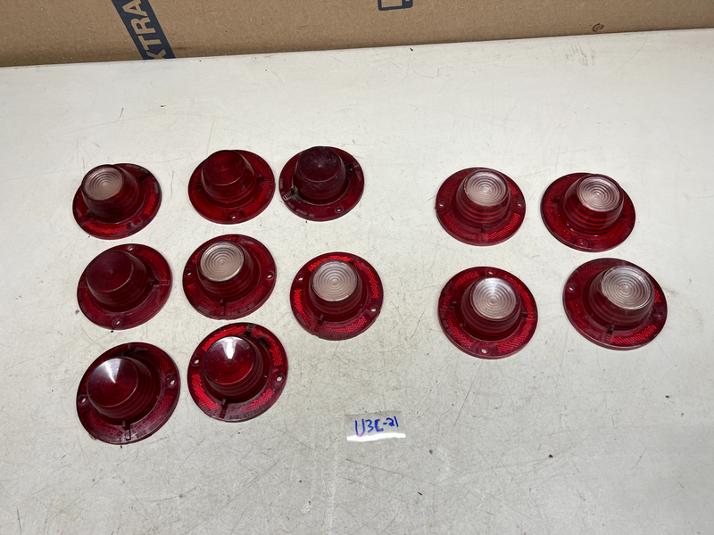 OEM 1962 Impala Bel Air Biscayne Tail light Lens LOT 62 B21