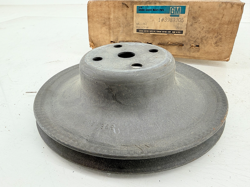 NOS 1969 - 1972 Corvette Camaro Nova Chevelle SS Water Pump Pulley 3989305 C72-4