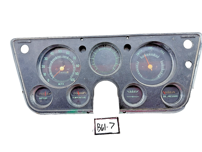 OEM 1967 - 1972 CHEVY C10 K10 Blazer Jimmy SPEEDOMETER Cluster Assembly B61-7