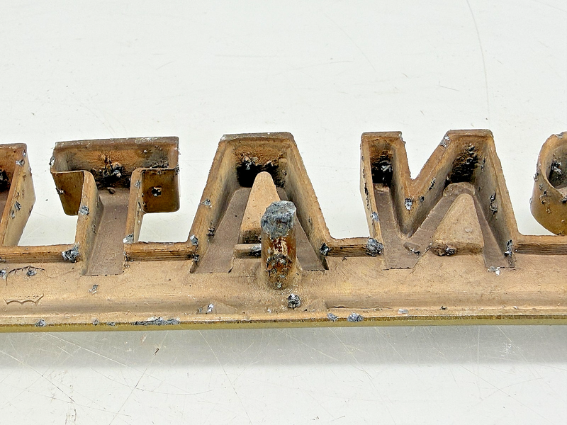 OEM 1950 - 1968 International Truck Chrome Side Nameplate 82195-R1 E9-77