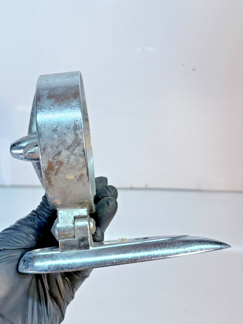 Original Vintage 1950s Yankee Tri-Bar Side View Mirror Classic Car 40100 B55-16