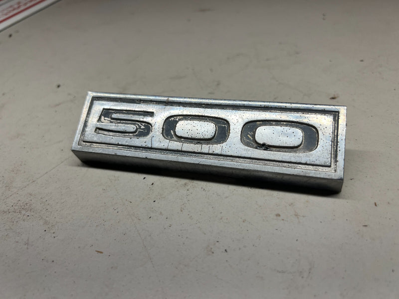 VINTAGE 1963 FORD GALAXIE 500 GAS FUEL DOOR EMBLEM C3AB-62405A72 FOMOCO U1A-B3