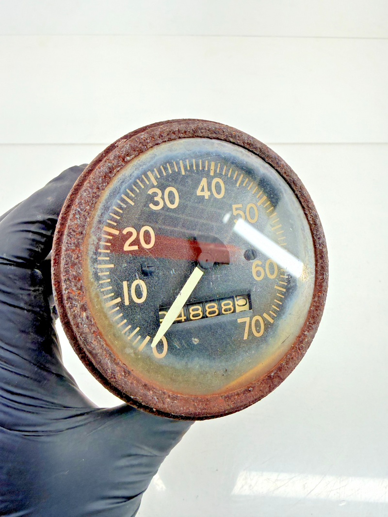 OEM 1946 - 64 Willys Jeep CJ2A CJ3A CJ3B GPW MB Speedo Speedometer 70MPH C33-34