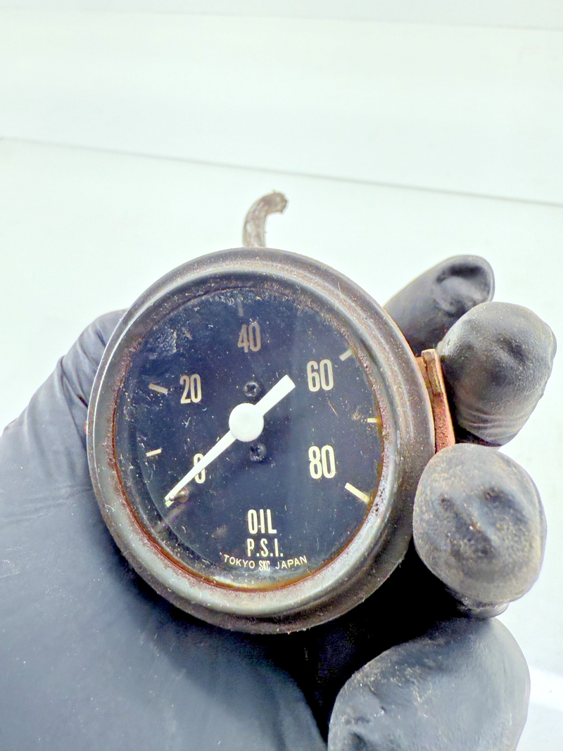 Vintage Original SKC Oil Pressure Gauge Gauge C38-36