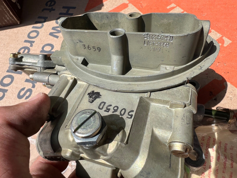 **NOS** 1968 Corvette Holley Tri Power 3x2 Carburetor **3659** 4056 68 69 NIB