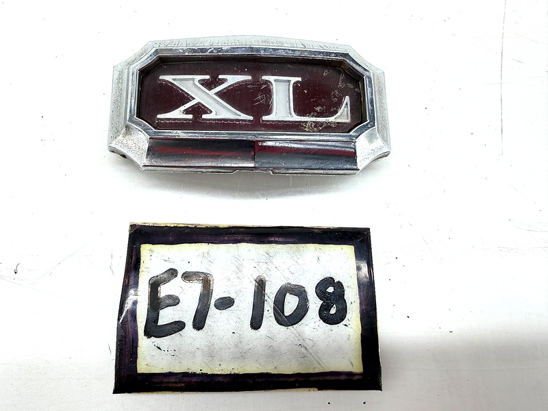 OEM 1969 FORD GALAXIE 500 XL HOOD ORNAMENT BADGE C9AB-16607-B E7-109