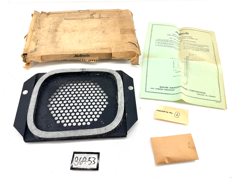 NOS Motorola 6PDS Instrument Panel Speaker Kit 1941 1942 1946 Packard Clipper