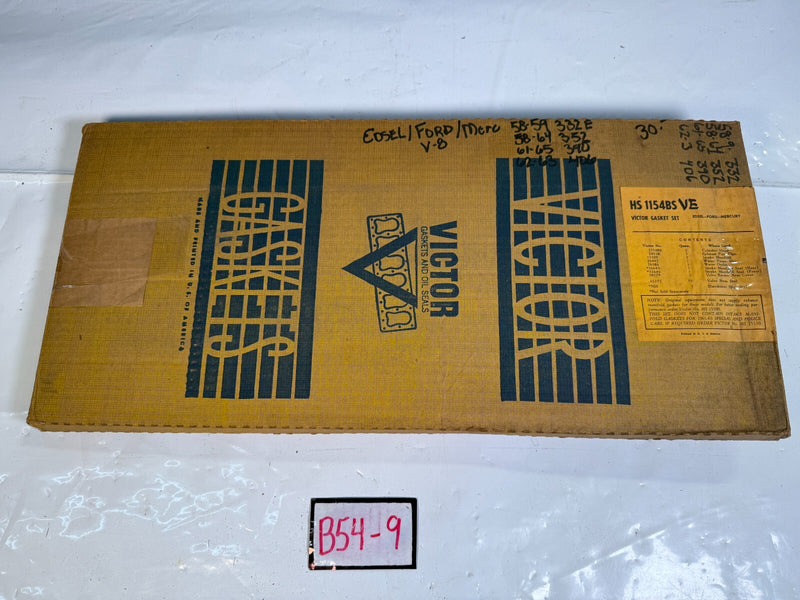 Victor HS1154BS Engine Kit Full Gasket Set Edsel Ford Mercury 1958 - 1965 B54-9