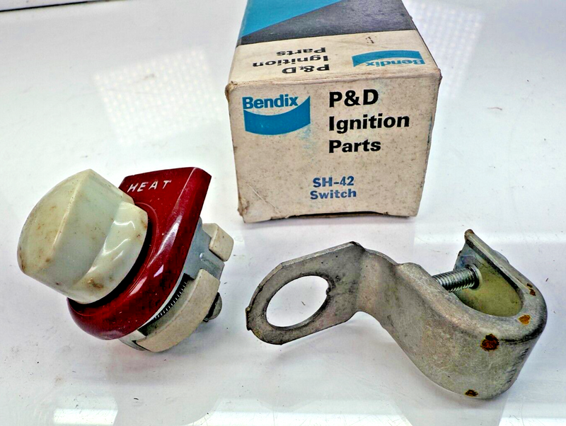 NOS Bendix -Bakelite Ideal Accessory Heat LIGHT Lamp SWITCH GM Chevy Ford C20-36