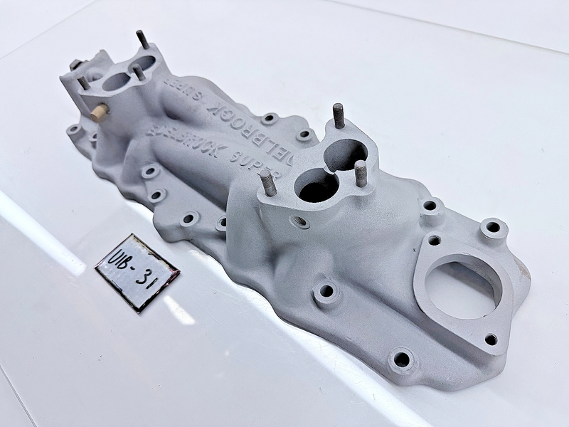 Vintage 1932-1948 Ford Flathead EDELBROCK SUPER Dual Carb Intake Manifold U1B-31