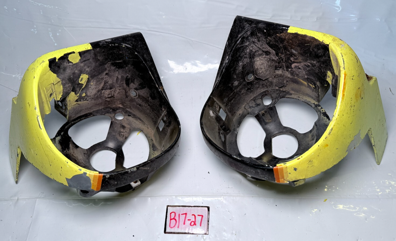 OEM 1974 - 1977 Chevy Camaro Pair Headlight Fender Extensions 74 75 76 77 B17-27