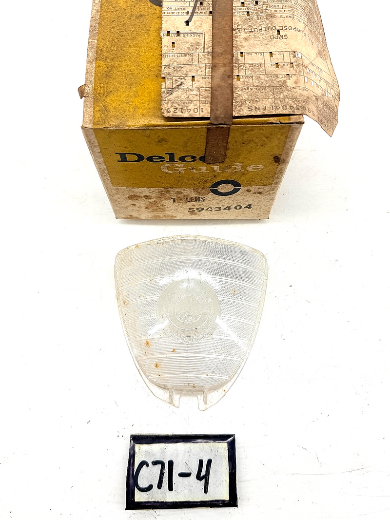 NOS 1953 Chevrolet BelAir 210 150 Backup Lamp Lens 5943404 RI-53 C71-4
