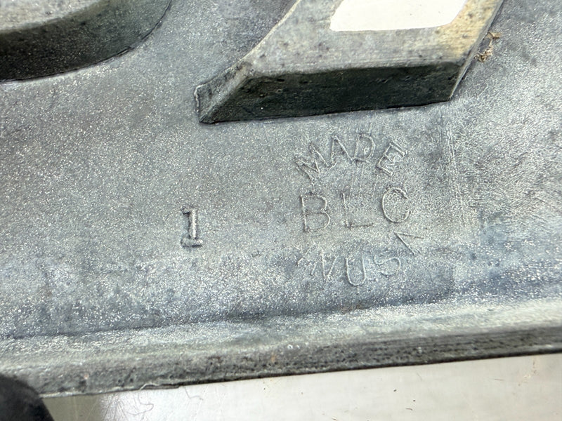 OEM 1947 - 1954 GMC TRUCKHOOD SIDE EMBLEM NAME PLATE 2223966 E9-80