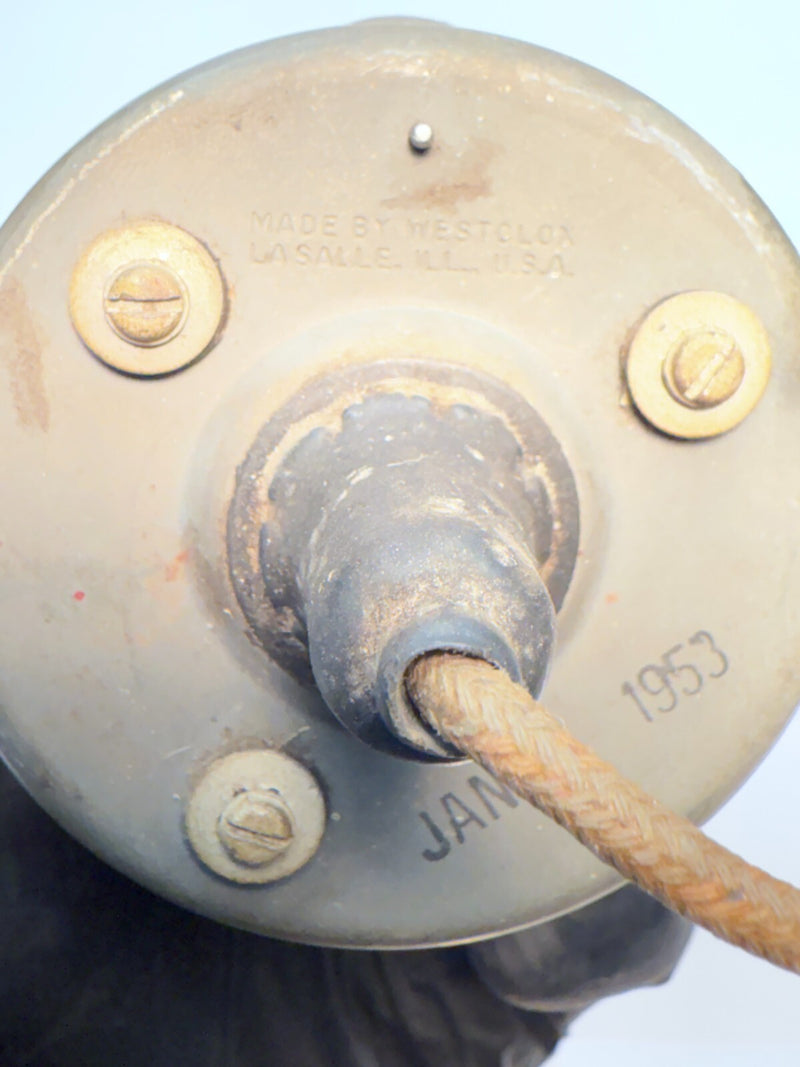 OEM 1952-53 Ford Mercury Gauge Wind Up Dash Clock Assembly Wiring FOMOCO B48-8