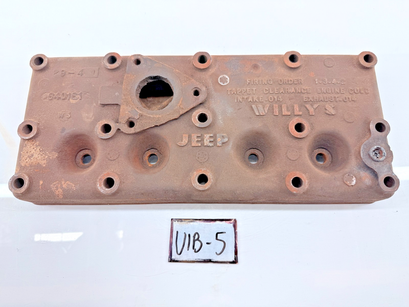 OEM Jeep Willys CJ2A CJ3A L-134 Cylinder Head MB? GPW? L134 640161 W4 WWII U1B-5