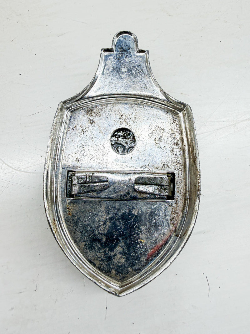Vintage 1950s 1960s VOLKSWAGEN BEETLE WOLFSBURG CREST HOOD EMBLEM E10-93