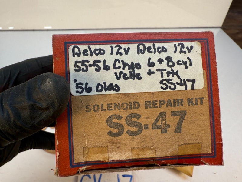 NOS 1955-56 CHRYSLER / 1956 OLDSMOBILE SOLENOID REPAIR KIT SS-47 55 56 C16-17