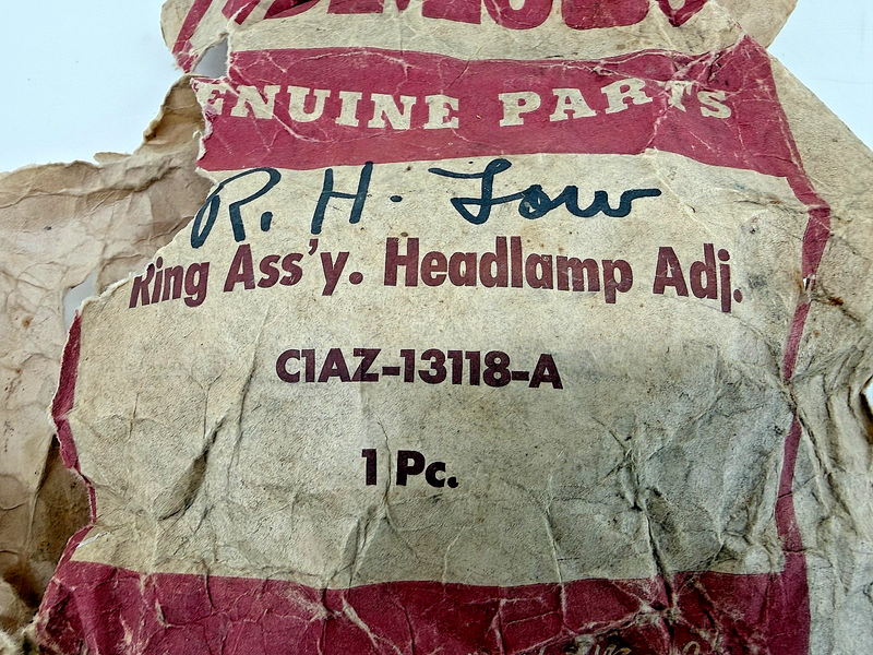 NOS 1961 - 1963 FORD THUNDERBIRD FRONT HEADLIGHT BUCKET RH C1AZ-13118-A C56-7