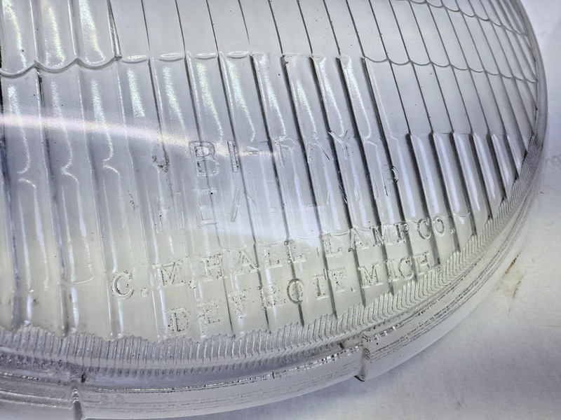 NOS 1940 Dodge Truck Bi-Ray PAIR Head Lamp Lenses Hall Detroit Mopar C25-5