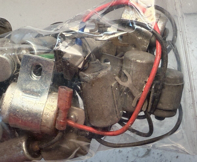 LOT VINTAGE Euro Bosch IGNITION CONDENSERS ROTORS LOT C6-23