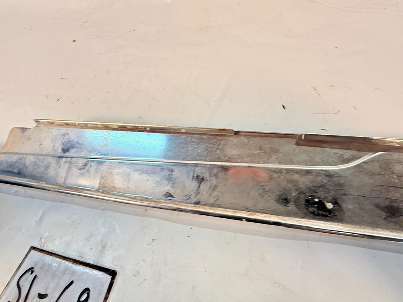 RARE OEM 1964 Ford Fairlane 500 Front Bumper Filler Panel TRIM MOULDING S1-69