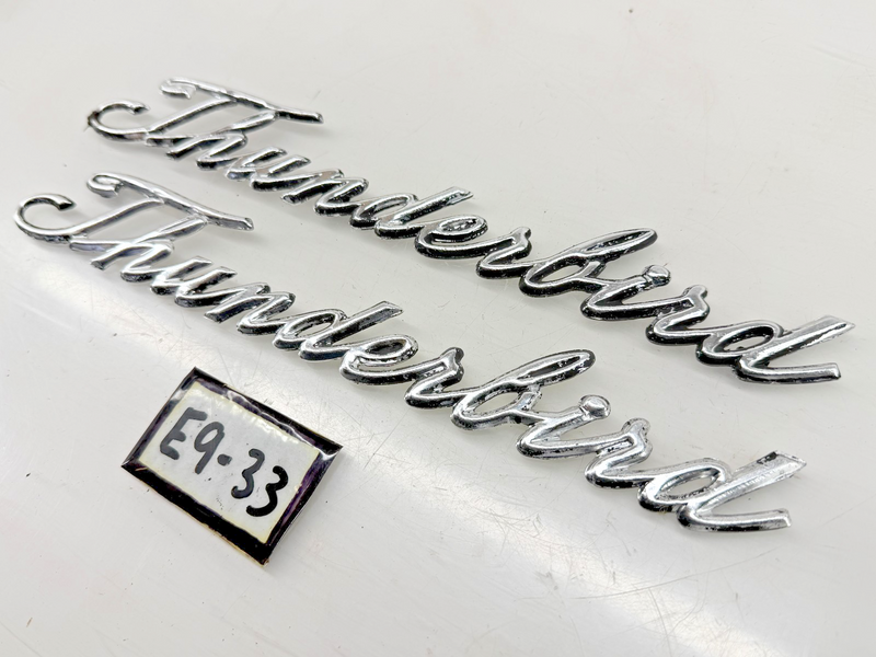 OEM 1960 - 1969 Ford Thunderbird Emblem Badge Pair C5SB-63291A36-A E9-33