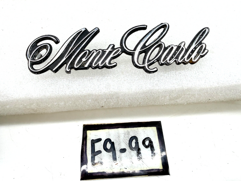 OEM 1973 - 1977 Chevrolet Monte Carlo Header Panel Emblem 325272 E9-99