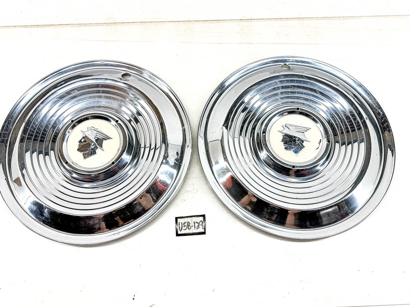 1955 1956 MERCURY MONTCLAIR MONTEREY MEDALIST COUPE HUBCAPS WHEEL COVERS U5B-129