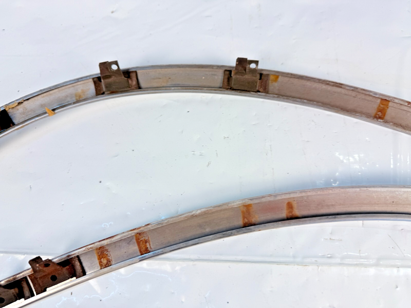 OEM 1959 1960 IMPALA PAIR LOWER WINDSHIELD TRIM MOULDINGS EL CAMINO S1-45