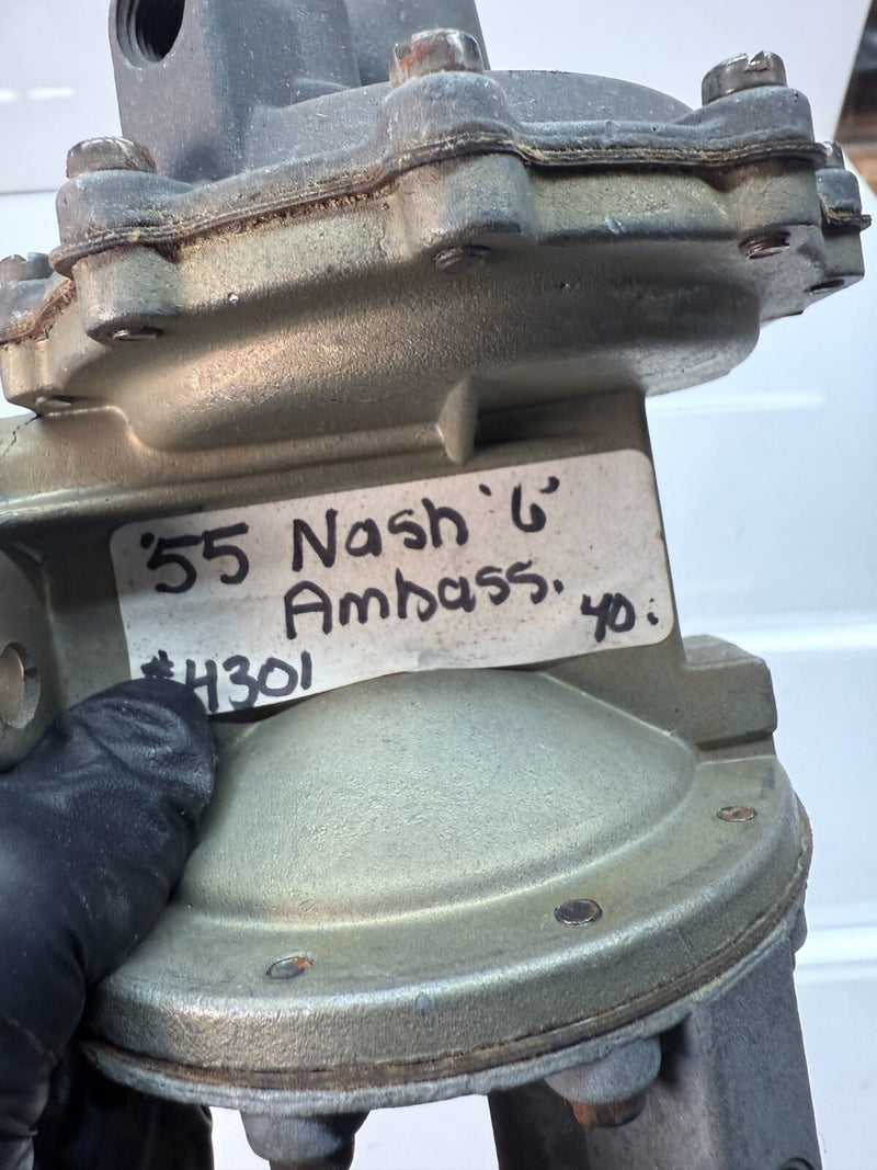 NORS AC Nash Ambassador 6 Cyl. 1955 Mechanical Fuel Pump 4301 55 C4-8