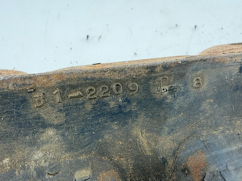 OEM 1961 1962 FORD GALAXIE 223 CI 6CYL ENGINE FRONT SUPPORT INSULATOR LH B78-47
