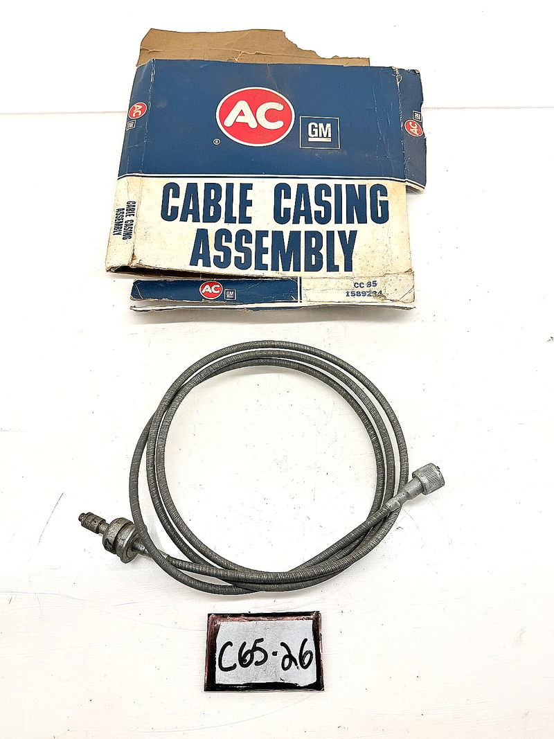 NOS 1965 - 1975 GM CHEVY AC Cable Casing Assembly CC85 1589234 C65-26