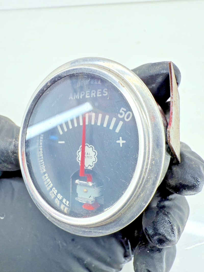 Vintage Amperes Amps Gauge Early Style Rat Rod C38-29