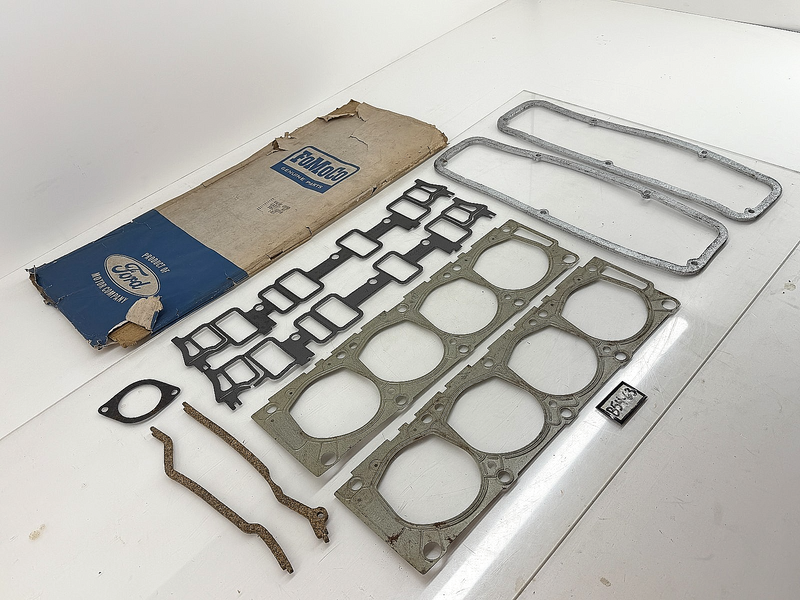 NOS 1958 1959 1960 FORD THUNDERBIRD GALAXIE VALVE Gasket KIT B8AZ-6079-B B54-63