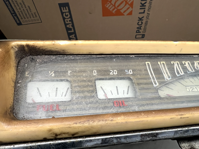 Original 41 1941 Mercury Waltham Watch Vintage Speedometer Gauge Cluster U1C-B9
