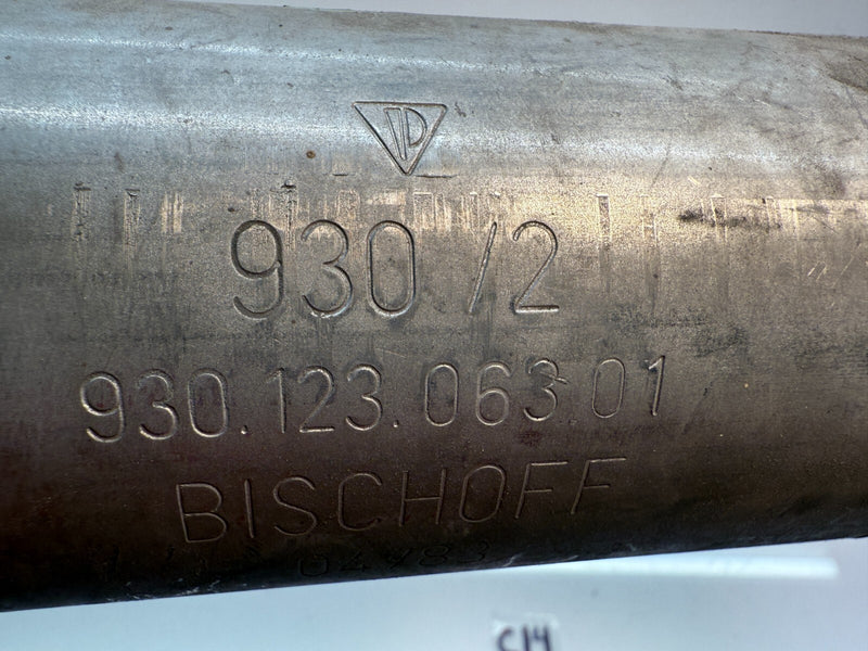 NOS OEM Porsche 911 / 930 Turbo Wastegate Muffler 930.123.063.01 C14-6