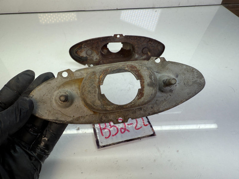 Vintage Original 1949 Ford Pair of Taillight Housings Tail Light 49 B52-22