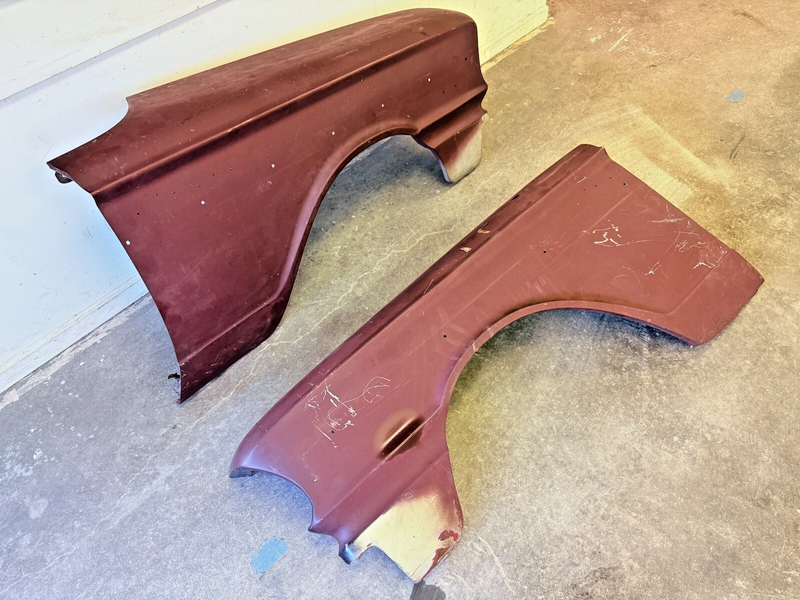 RARE Factory OEM 1963 - 1964 Ford Fairlane Front Fenders PAIR RH LH Fender 63 64