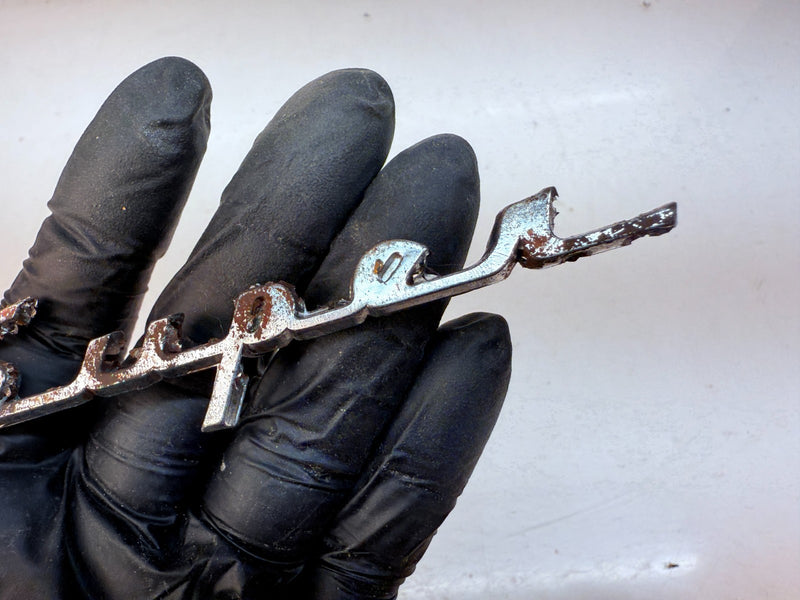 OEM Buick Super Fender Script Emblem Name Plate Badge E8-24