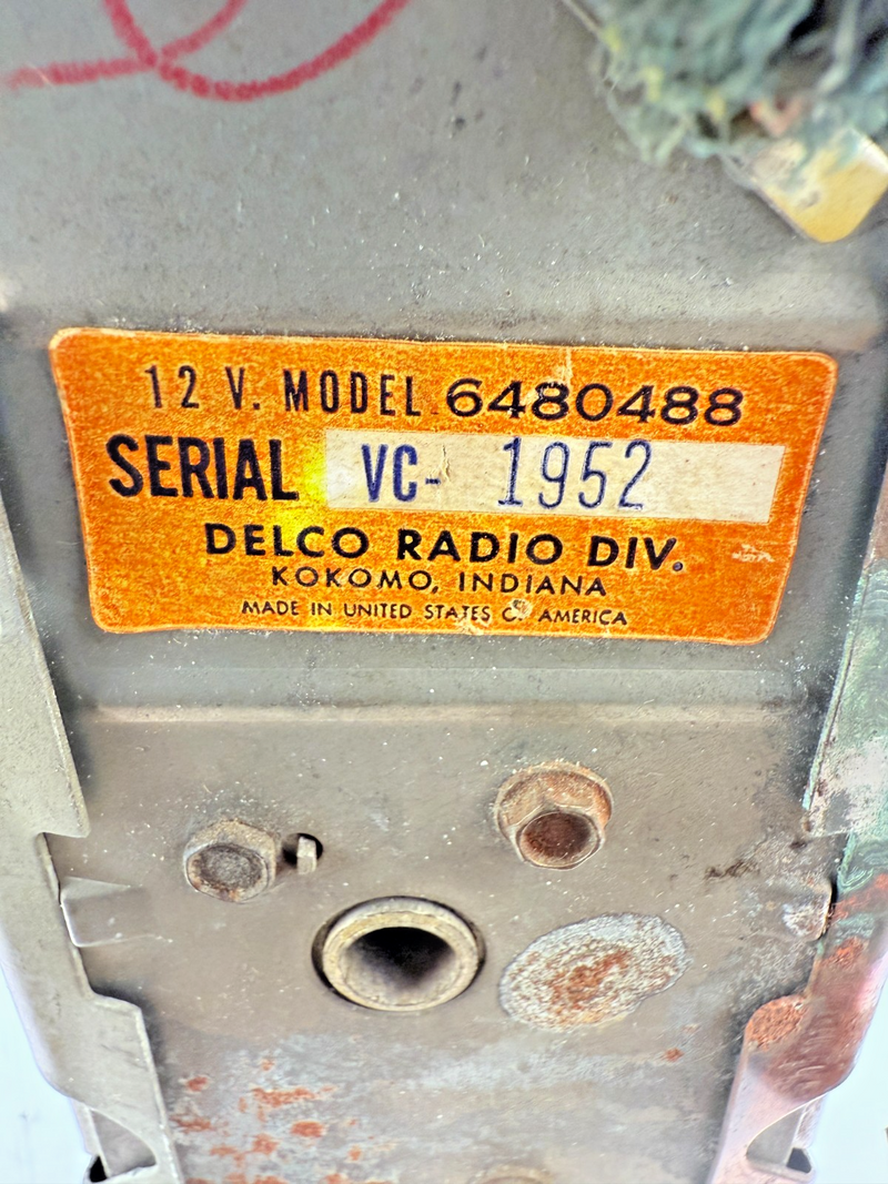 1955 1956 PACKARD CLIPPER CARIBBEAN 400 AM RADIO DELCO WONDERBAR B74-1