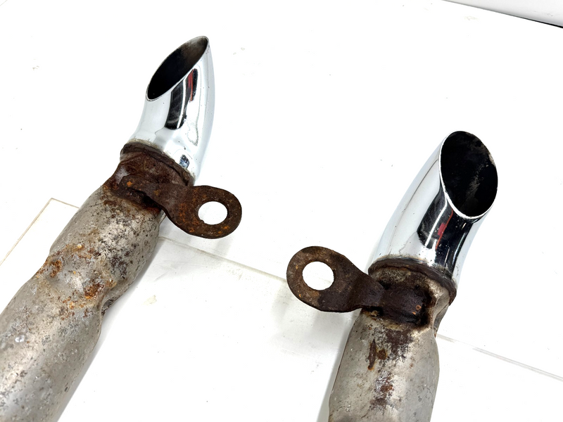 OEM GM 1963 - 1967 C2 Corvette LH RH 3872969 3872970 Side Exhaust Pipes U5B-122