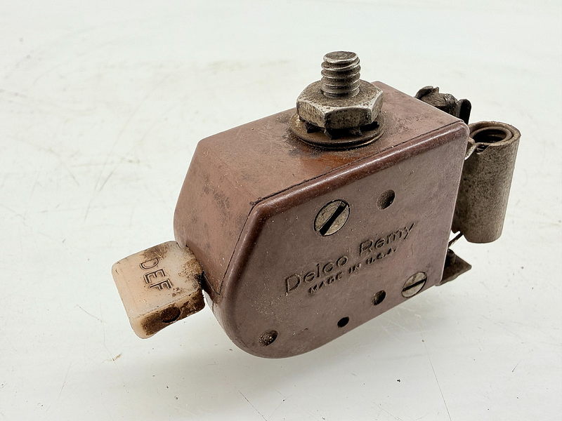 NOS 1936 - 1948 Chevy Heat Switch RG47 Delco Remy C67-184