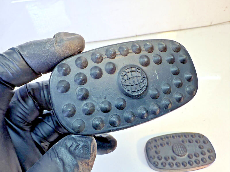 NOS 1937 - 1956 Chevrolet International Truck Pair of Brake Pedal Pads B59-61