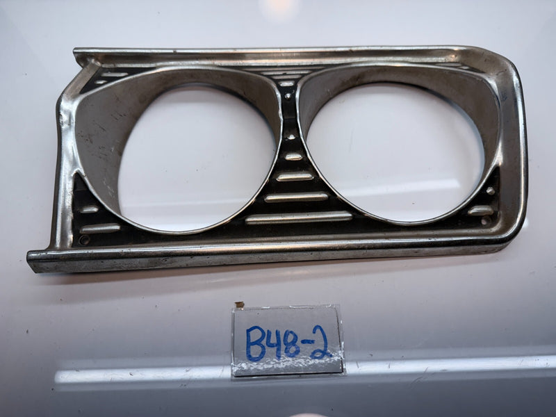 OEM 1964 PLYMOUTH  Sport Fury Savoy Belvedere DRIVER SIDE HEADLIGHT BEZEL B48-2
