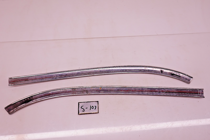 1969 1970 MERCURY COUGAR FORD MUSTANG SHELBY CONV LOWER WINDSHIELD MOULDINGS
