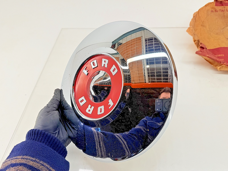 NOS 1955 Ford / Thunderbird Original Factory Hub Cap B5A-1130-D C56-47