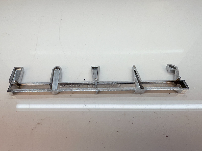 NOS 1957 1958 Plymouth Savoy Emblem Nameplate Badge Mopar 1686247 E8-37