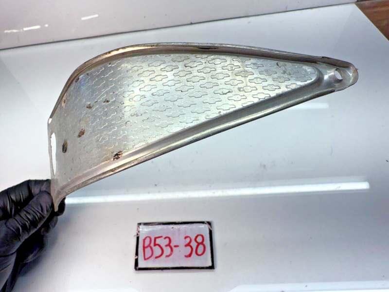OEM 1955 1956 Chevy Belair LH Dash Aluminum Trim Molding Interior Bowtie B53-38
